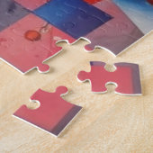 Modern Abstract kunstwerk Legpuzzel (Zijkant)