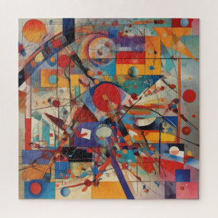Modern Abstract kunstwerk Legpuzzel