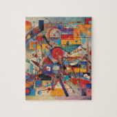 Modern Abstract kunstwerk Legpuzzel (Verticaal)