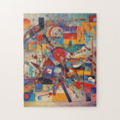 Modern Abstract kunstwerk Legpuzzel (Verticaal)
