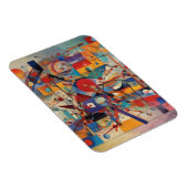 Modern Abstract kunstwerk Magneet (Rechterzijde)