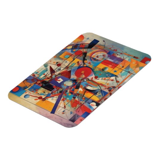 Modern Abstract kunstwerk Magneet (Linkerzijde)