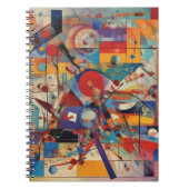 Modern Abstract kunstwerk Notitieboek (Voorkant)