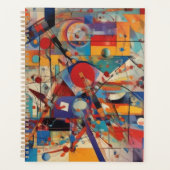Modern Abstract kunstwerk Planner (Voorkant)