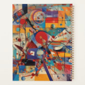 Modern Abstract kunstwerk Planner (Achterkant)