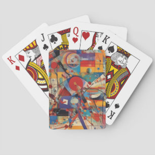 Modern Abstract kunstwerk Pokerkaarten