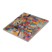 Modern Abstract kunstwerk Tegeltje (Zijkant)