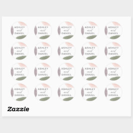 Modern Abstract Label voor Sticker van het Wuwelij