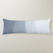 Modern Abstract Landschap Tranquil Grey Tones Lichaamskussen (Voorkant)