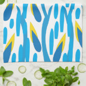 Modern Abstract lederen patroon Theedoek (Gevouwen)