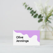 Modern Abstract Leuk Visitekaartje (Staand voorkant)