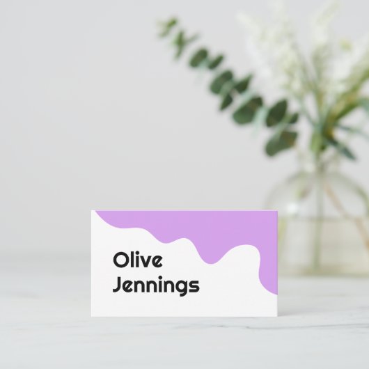 Modern Abstract Leuk Visitekaartje (Staand voorkant)