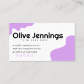 Modern Abstract Leuk Visitekaartje (Achterkant)