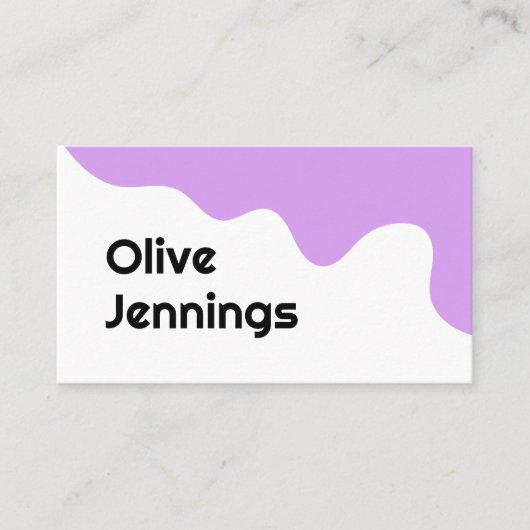 Modern Abstract Leuk Visitekaartje (Voorkant)