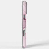 Modern Abstract Licht Roze Grijs Fractal Design Case-Mate iPhone Case (Achterkant / Rechts)