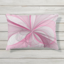 Modern Abstract lichtroze grijs fractaal ontwerp