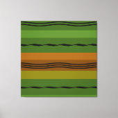 modern abstract lijnpatroon canvas afdruk (Voorkant)