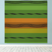 modern abstract lijnpatroon canvas afdruk (Insitu (Houten vloer))