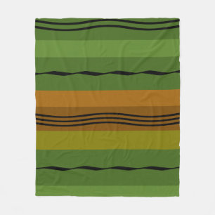 modern abstract lijnpatroon fleece deken