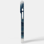 Modern Abstract marmer met glitter Initialen & naa Case-Mate iPhone Case (Achterkant / Links)