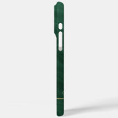 Modern Abstract marmeren ontwerp met Initialen en  Case-Mate iPhone Case (Achterkant / Links)