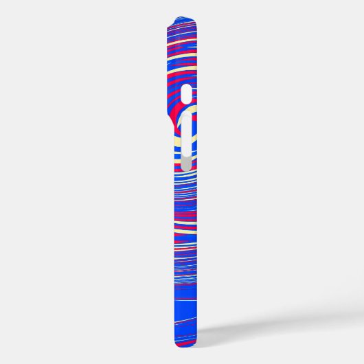 Modern abstract marmeren patroonontwerp Case-Mate iPhone case (Achterkant / Links)