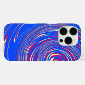 Modern abstract marmeren patroonontwerp Case-Mate iPhone case (Achterkant (horizontaal))