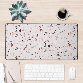 Modern Abstract Midden-eeuws Terrazzopatroon Bureaumat