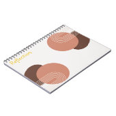 Modern Abstract Minimalist  Notitieboek (Linkerzijde)