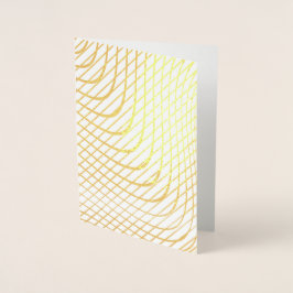 Modern Abstract minimalistisch goud Folie Kaarten