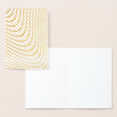 Modern Abstract minimalistisch goud Folie Kaarten (Display)
