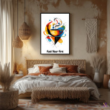 Modern Abstract minimalistisch Motivatie koffiekop