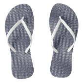 Modern abstract moiré-effectpatroon koel uniek teenslippers (Voetbed)