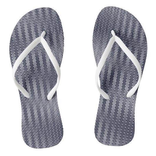 Modern abstract moiré-effectpatroon koel uniek teenslippers (Voetbed)