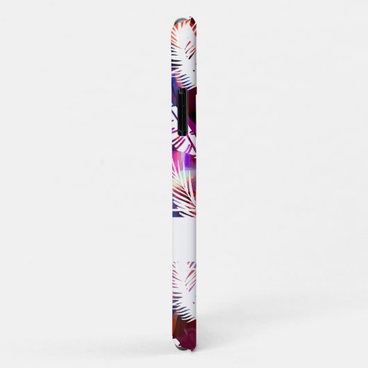 Modern Abstract monogram tropisch patroon Case-Mate iPhone Case (Achterkant/rechts)