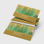 Modern Abstract mosterd Visitekaartje