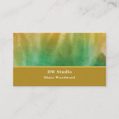 Modern Abstract mosterd Visitekaartje (Voorkant)