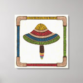 Modern Abstract Mushroom Canvas Afdruk (Voorkant)