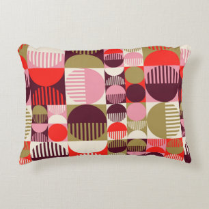 Modern abstract naadloos geometrisch patroon accent kussen
