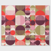Modern  abstract naadloos geometrisch patroon cadeaupapier (Vlak)