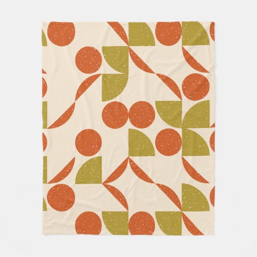 Modern abstract naadloos geometrisch patroon met e fleece deken (Voorkant)