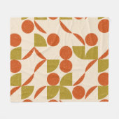 Modern abstract naadloos geometrisch patroon met e fleece deken (Voorkant (Horizontaal))