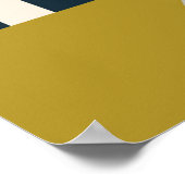 Modern abstract naadloos geometrisch patroon met e poster (Hoek)