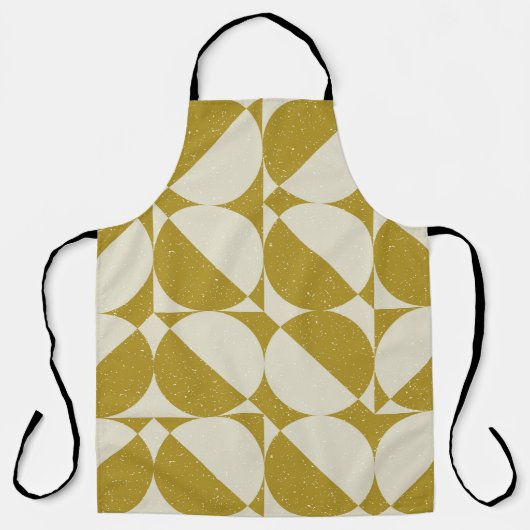 Modern abstract naadloos geometrisch patroon met e schort (Voorkant)