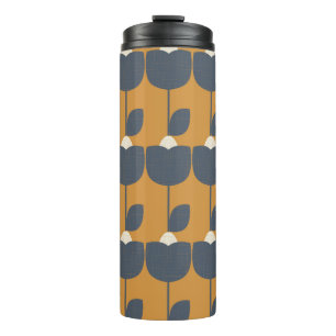 Modern abstract naadloos geometrisch patroon met s thermosbeker
