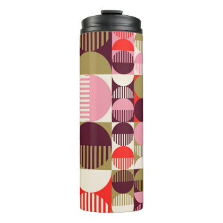 Modern  abstract naadloos geometrisch patroon thermosbeker