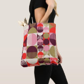 Modern  abstract naadloos geometrisch patroon tote bag (Dichtbij)