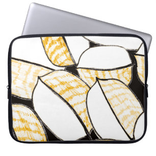 Modern abstract naadloos patroon met creatief prot laptop sleeve