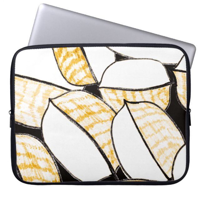 Modern abstract naadloos patroon met creatief prot laptop sleeve (Voorkant)