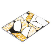 Modern abstract naadloos patroon met creatief prot notitieboek (Linkerzijde)